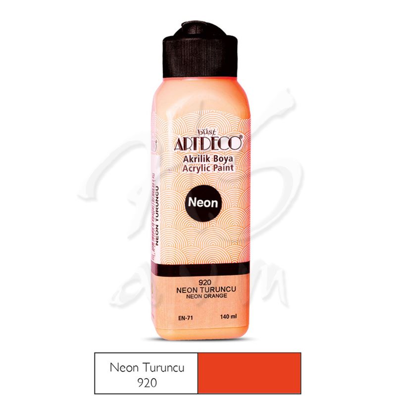 Artdeco Akrilik Boya Neon 140ml 920 N.turuncu