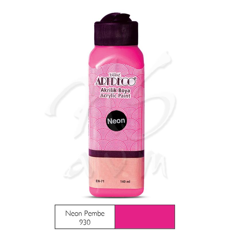 Artdeco Akrilik Boya Neon 140ml 930 N.pembe