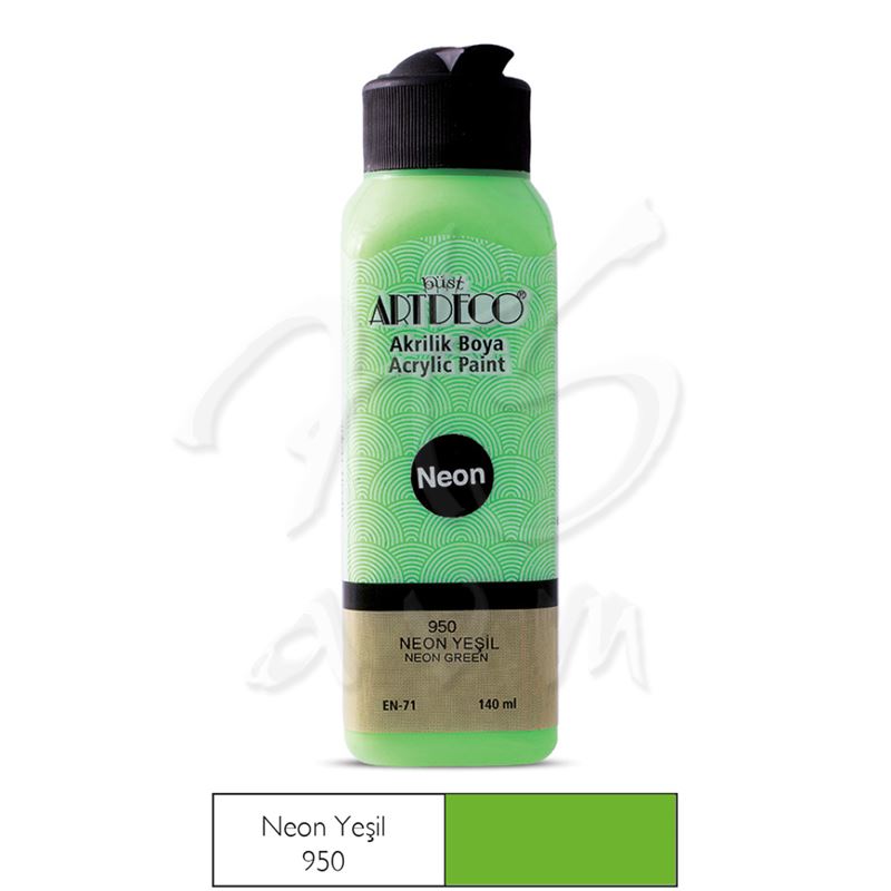 Artdeco Akrilik Boya Neon 140ml 950 N.yeşil