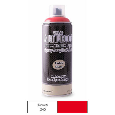 Artdeco Akrilik Sprey Boya 400ml 340 Kırmızı