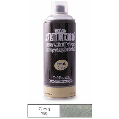 Artdeco Akrilik Sprey Boya 400ml 980 Gümüş