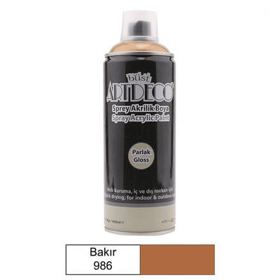 Artdeco Akrilik Sprey Boya 400ml 986 Bakır