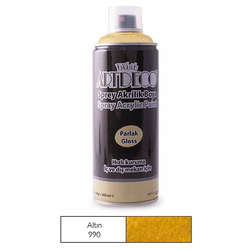 Artdeco - Artdeco Akrilik Sprey Boya 400ml 990 Altın