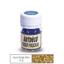 Artdeco - Artdeco Dekoratif Parçacıklar Ayna Kırıkları Altın
