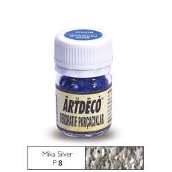Artdeco - Artdeco Dekoratif Parçacıklar Ayna Kırıkları Mika Silver