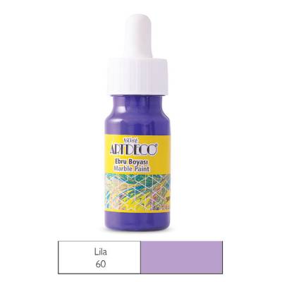 Artdeco Ebru Boyası 30ml Lila No:60