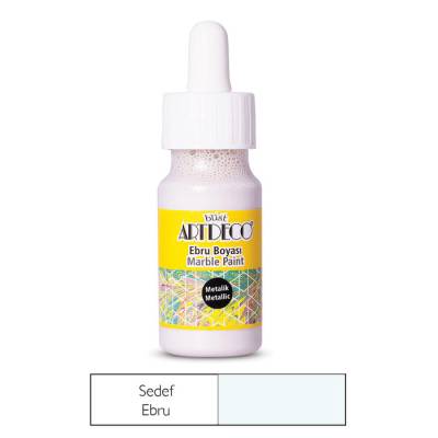 Artdeco Ebru Boyası 30ml Metalik Sedef No:20