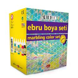 Artdeco - Artdeco Ebru Seti 6x30ml Temel Renkler