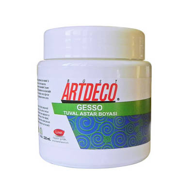 Artdeco Gesso Tuval Astar Boyası Beyaz 220ml