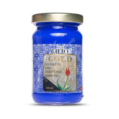 Artdeco Gold Geleneksel Ebru Boyası 105ml 446 Koyu Mavi