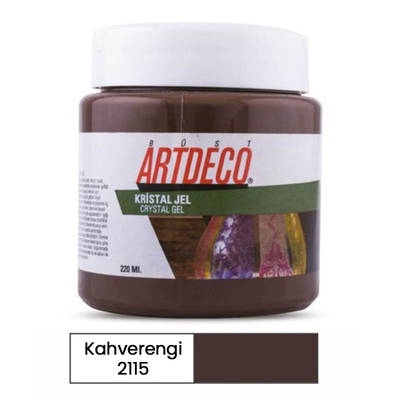 Artdeco Kristal Jel-Şeffaf 220ml 2115 Kahverengi