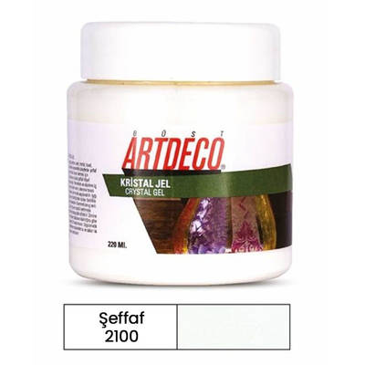 Artdeco Kristal Jel-Şeffaf 220ml 2100 Şeffaf