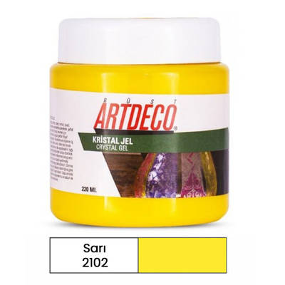 Artdeco Kristal Jel-Şeffaf 220ml 2102 Sarı