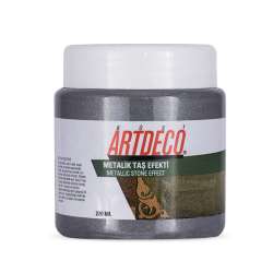 Artdeco - Artdeco Metalik Taş Efekti 2022 Gümüş 220ml