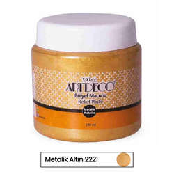 Artdeco - Artdeco Rölyef Pasta 220ml Metalik Altın 2221