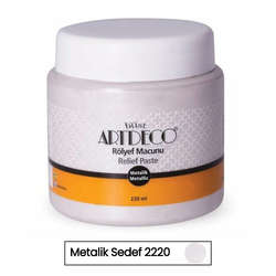 Artdeco - Artdeco Rölyef Pasta 220ml Metalik Sedef 2220