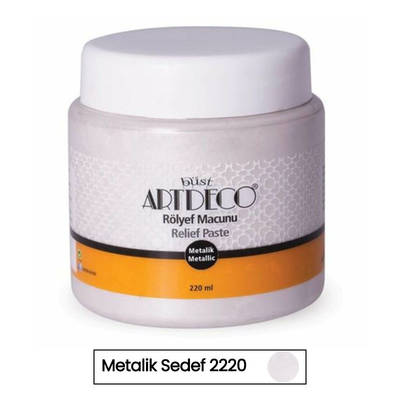 Artdeco Rölyef Pasta 220ml Metalik Sedef 2220