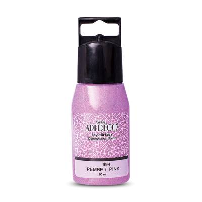 Artdeco Simli Boyutlu Boncuk Boya 60ml 694 Pembe