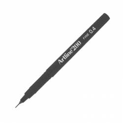 Artline - Artline Fineliner 200 0.4mm İnce Uçlu Yazı Ve Çizim Kalemi Black
