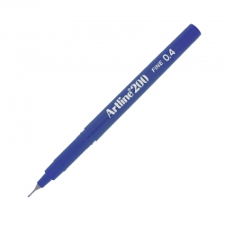 Artline - Artline Fineliner 200 0.4mm İnce Uçlu Yazı Ve Çizim Kalemi Blue