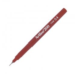 Artline - Artline Fineliner 200 0.4mm İnce Uçlu Yazı Ve Çizim Kalemi Brown