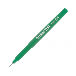 Artline - Artline Fineliner 200 0.4mm İnce Uçlu Yazı Ve Çizim Kalemi Green