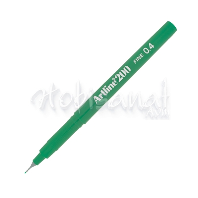 Artline Fineliner 200 0.4mm İnce Uçlu Yazı Ve Çizim Kalemi Green