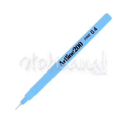 Artline Fineliner 200 0.4mm İnce Uçlu Çizim Kalemi Light Blue
