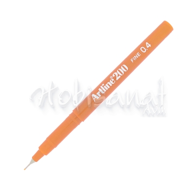 Artline Fineliner 200 0.4mm İnce Uçlu Yazı Ve Çizim Kalemi Orange