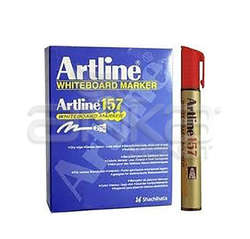 Artline - Artline Beyaz Tahta Kalemi 12li Kırmızı