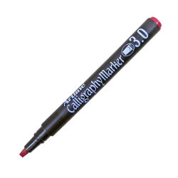 Artline - Artline Permanent Calligraphy Kalemi 3.0mm Kırmızı