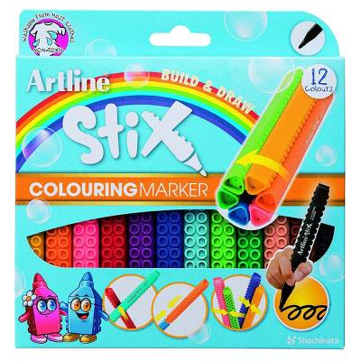 Artline Stix Colouring Marker Keçeli Kalem 12li