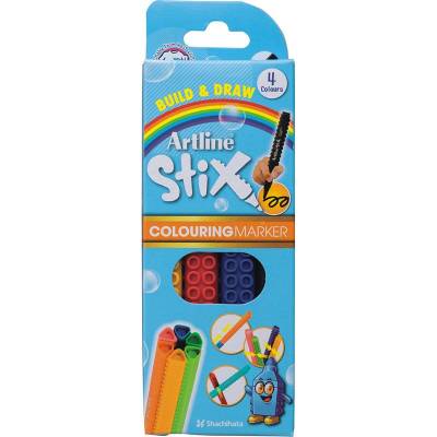 Artline Stix Colouring Marker Keçeli Kalem 4lü