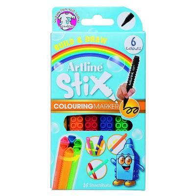 Artline Stix Colouring Marker Keçeli Kalem 6lı