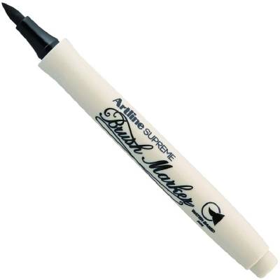 Artline Supreme Brush Marker Fırça Uçlu Kalem Black