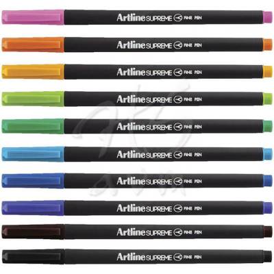 Artline Supreme Fine Pen 0.4mm 10lu Set