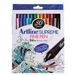 Artline - Artline Supreme Fine Pen 0.4mm 30lu Set