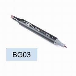 Be Creative - Be Creative Twin Art Marker Kalem Blue Grey 3 BG03