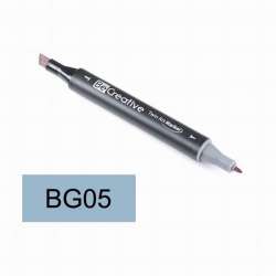 Be Creative - Be Creative Twin Art Marker Kalem Blue Grey 5 BG05