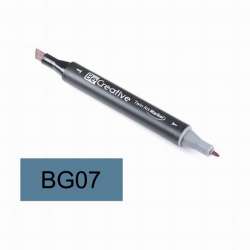 Be Creative - Be Creative Twin Art Marker Kalem Blue Grey 7 BG07