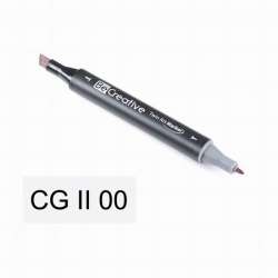 Be Creative - Be Creative Twin Art Marker Kalem Cool Grey II 0 CG II 00