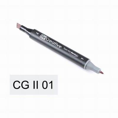 Be Creative Twin Art Marker Kalem Cool Grey II 1 CG II 01