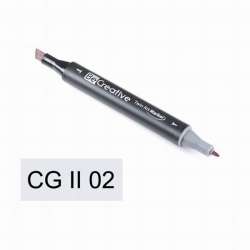 Be Creative - Be Creative Twin Art Marker Kalem Cool Grey II 2 CG II 02