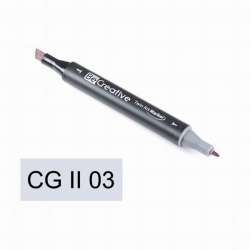 Be Creative - Be Creative Twin Art Marker Kalem Cool Grey II 3 CG II 03