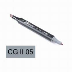 Be Creative - Be Creative Twin Art Marker Kalem Cool Grey II 5 CG II 05