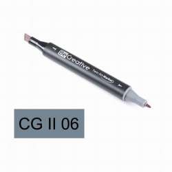 Be Creative - Be Creative Twin Art Marker Kalem Cool Grey II 6 CG II 06