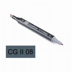 Be Creative - Be Creative Twin Art Marker Kalem Cool Grey II 8 CG II 08