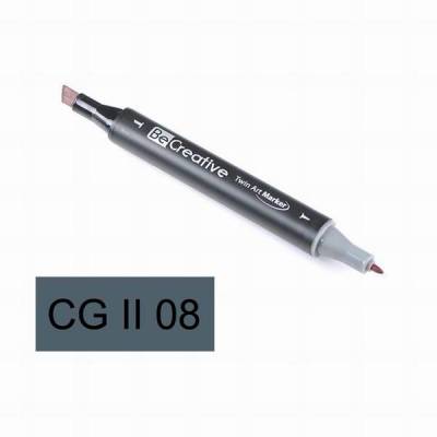 Be Creative Twin Art Marker Kalem Cool Grey II 8 CG II 08