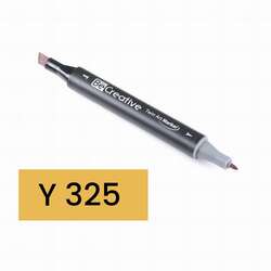 Be Creative - Be Creative Twin Art Marker Kalem Dark Yellow Y325