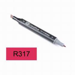 Be Creative - Be Creative Twin Art Marker Kalem Deep Red R317